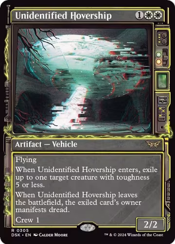Unidentified Hovership (Showcase) (305), Duskmourn: House of Horror — Magic card price