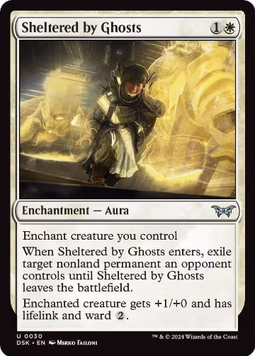 Sheltered by Ghosts (30), Duskmourn: House of Horror — Magic card price