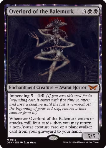 Overlord of the Balemurk (113), Duskmourn: House of Horror — Magic card price
