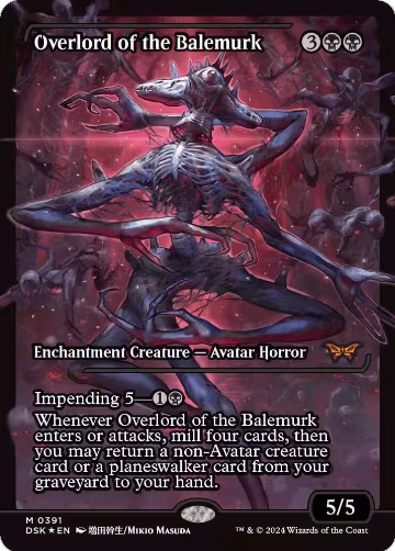 Overlord of the Balemurk (Showcase) (391), Duskmourn: House of Horror — Magic card price