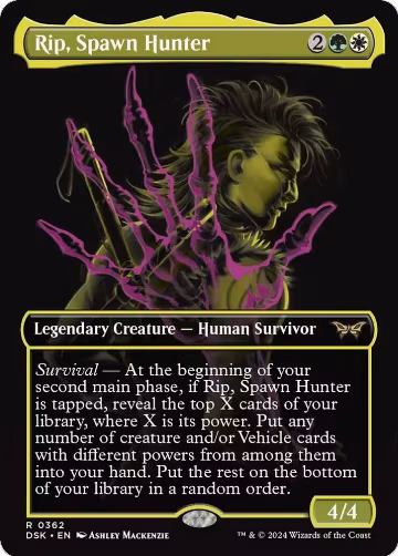 Rip, Spawn Hunter (Showcase) (362), Duskmourn: House of Horror — Magic card price