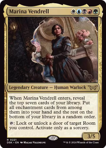 Marina Vendrell (221), Duskmourn: House of Horror — Magic card price