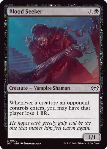 Blood Seeker (77), Commander: Duskmourn: House of Horror — Magic card price