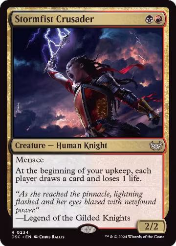 Stormfist Crusader (234), Commander: Duskmourn: House of Horror — Magic card price