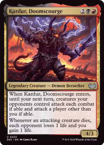 Kardur, Doomscourge (223), Commander: Duskmourn: House of Horror — Magic card price