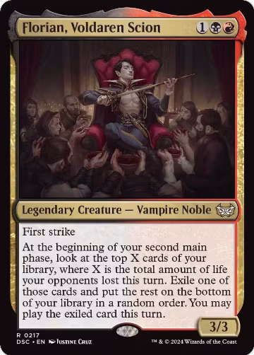 Florian, Voldaren Scion (217), Commander: Duskmourn: House of Horror — Magic card price