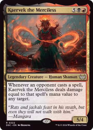 Kaervek the Merciless (222), Commander: Duskmourn: House of Horror — Magic card price