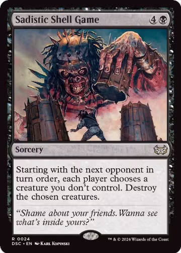 Sadistic Shell Game (24), Commander: Duskmourn: House of Horror — Magic card price