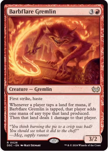 Barbflare Gremlin (26), Commander: Duskmourn: House of Horror — Magic card price