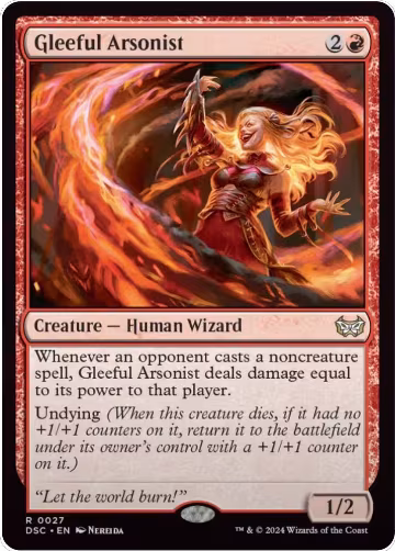 Gleeful Arsonist (27), Commander: Duskmourn: House of Horror — Magic card price
