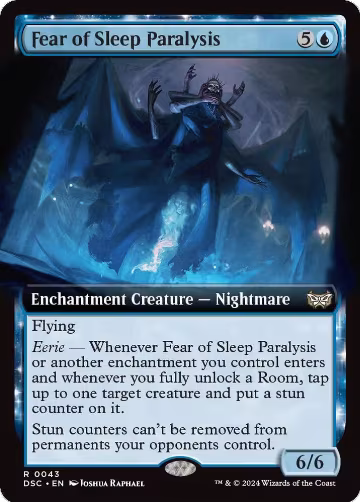 Fear of Sleep Paralysis (Extended Art) (43), Commander: Duskmourn: House of Horror — Magic card price
