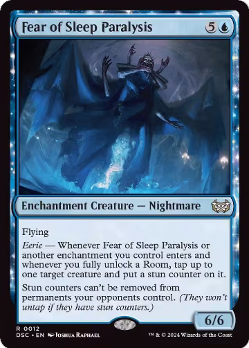 Fear of Sleep Paralysis (12), Commander: Duskmourn: House of Horror — Magic card price