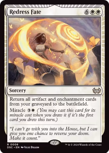 Redress Fate (9), Commander: Duskmourn: House of Horror — Magic card price