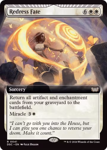 Redress Fate (Extended Art) (41), Commander: Duskmourn: House of Horror — Magic card price