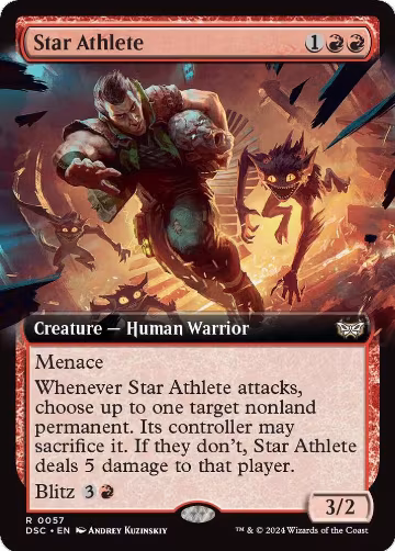 Star Athlete (Extended Art) (57), Commander: Duskmourn: House of Horror — Magic card price