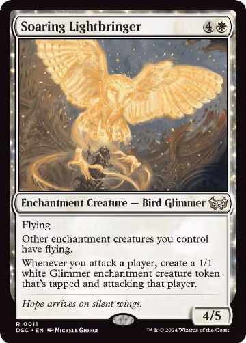 Soaring Lightbringer (11), Commander: Duskmourn: House of Horror — Magic card price