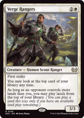 Verge Rangers (108), Commander: Duskmourn: House of Horror — Magic card price