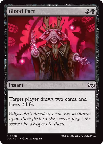 Blood Pact (76), Commander: Duskmourn: House of Horror — Magic card price