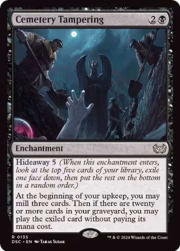 Cemetery Tampering (135), Commander: Duskmourn: House of Horror — Magic card price