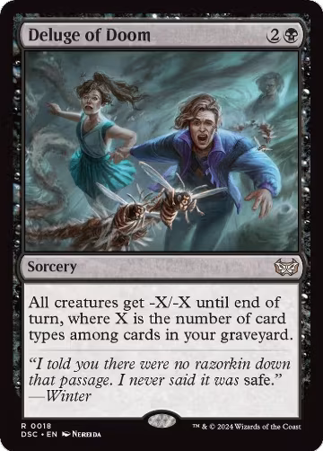 Deluge of Doom (18), Commander: Duskmourn: House of Horror — Magic card price