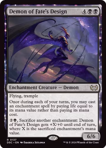 Demon of Fate's Design (137), Commander: Duskmourn: House of Horror — Magic card price