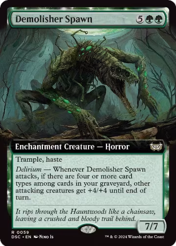 Demolisher Spawn (Extended Art) (59), Commander: Duskmourn: House of Horror — Magic card price