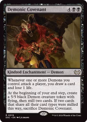 Demonic Covenant (19), Commander: Duskmourn: House of Horror — Magic card price