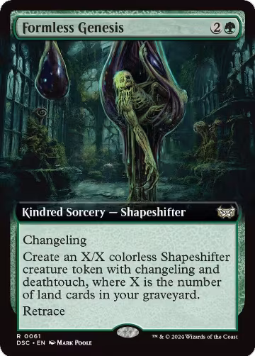 Formless Genesis (Extended Art) (61), Commander: Duskmourn: House of Horror — Magic card price