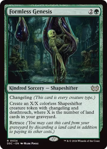 Formless Genesis (34), Commander: Duskmourn: House of Horror — Magic card price