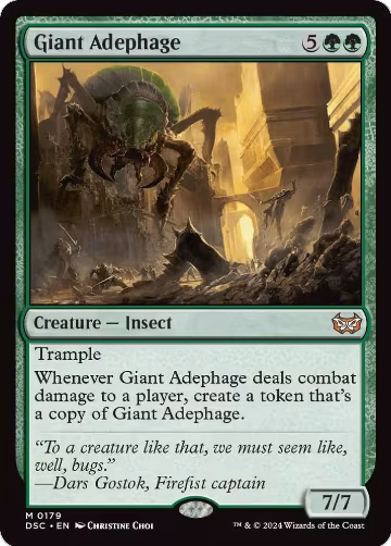 Giant Adephage (179), Commander: Duskmourn: House of Horror — Magic card price