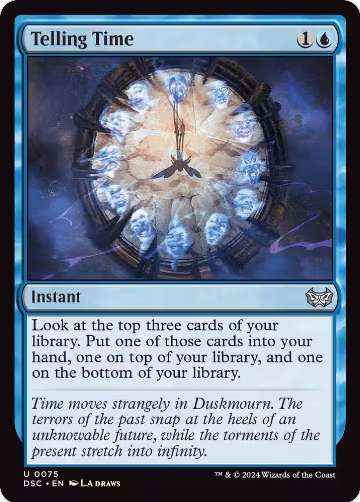 Telling Time (75), Commander: Duskmourn: House of Horror — Magic card price
