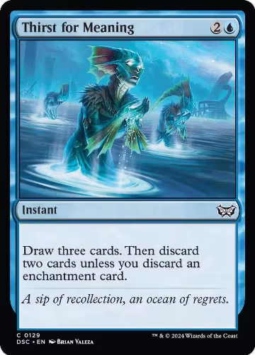 Thirst for Meaning (129), Commander: Duskmourn: House of Horror — Magic card price