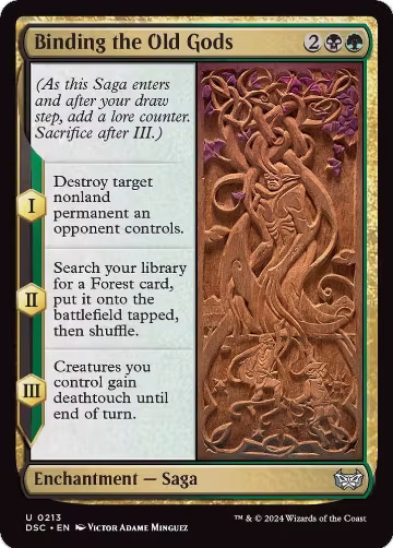 Binding the Old Gods (213), Commander: Duskmourn: House of Horror — Magic card price