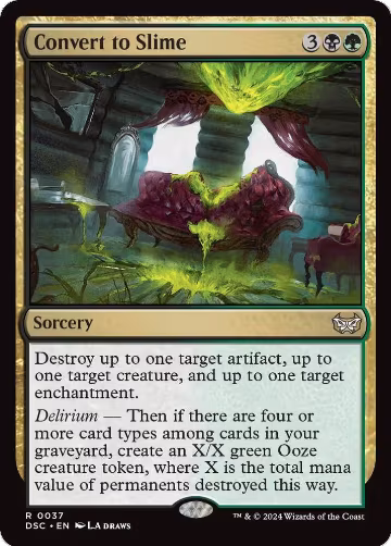 Convert to Slime (37), Commander: Duskmourn: House of Horror — Magic card price
