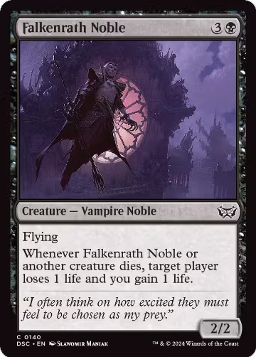 Falkenrath Noble (140), Commander: Duskmourn: House of Horror — Magic card price
