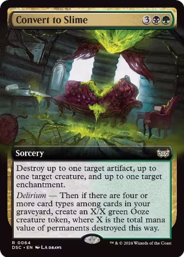 Convert to Slime (Extended Art) (64), Commander: Duskmourn: House of Horror — Magic card price