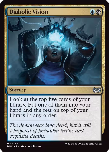 Diabolic Vision (87), Commander: Duskmourn: House of Horror — Magic card price