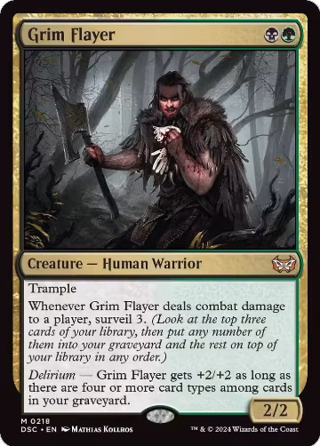 Grim Flayer (218), Commander: Duskmourn: House of Horror — Magic card price