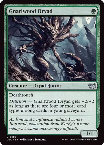 Gnarlwood Dryad (180), Commander: Duskmourn: House of Horror — Magic card price