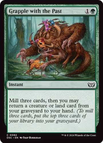 Grapple with the Past (82), Commander: Duskmourn: House of Horror — Magic card price
