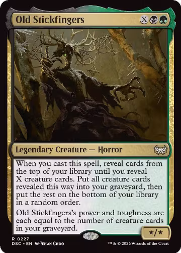 Old Stickfingers (227), Commander: Duskmourn: House of Horror — Magic card price