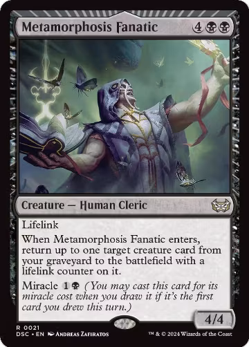 Metamorphosis Fanatic (21), Commander: Duskmourn: House of Horror — Magic card price