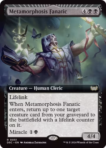 Metamorphosis Fanatic (Extended Art) (51), Commander: Duskmourn: House of Horror — Magic card price