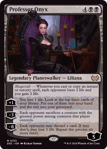 Professor Onyx (153), Commander: Duskmourn: House of Horror — Magic card price