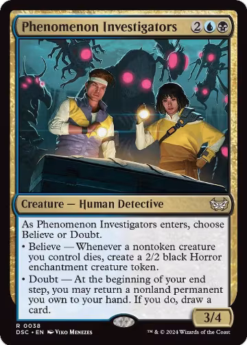 Phenomenon Investigators (38), Commander: Duskmourn: House of Horror — Magic card price
