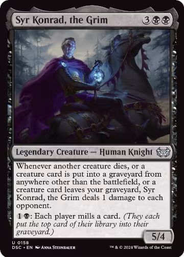 Syr Konrad, the Grim (158), Commander: Duskmourn: House of Horror — Magic card price