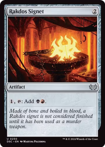 Rakdos Signet (250), Commander: Duskmourn: House of Horror — Magic card price