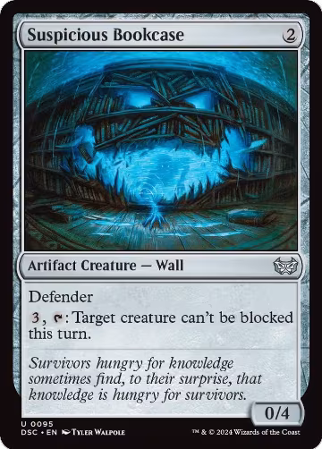 Suspicious Bookcase (95), Commander: Duskmourn: House of Horror — Magic card price