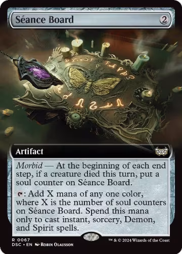 Seance Board (Extended Art) (67), Commander: Duskmourn: House of Horror — Magic card price