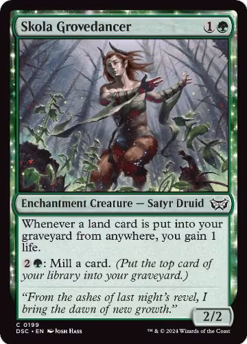 Skola Grovedancer (199), Commander: Duskmourn: House of Horror — Magic card price